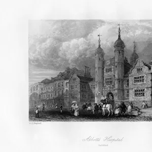 Abbotts Hospital, Guildford, 19th century. Artist: Shury & Son