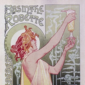 Absinthe Robette (Poster), 1896. Artist: Privat-Livemont, Henri (1861–1936)