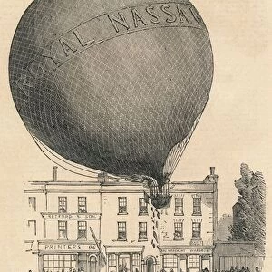 Accident to the Nassau Balloon in the London-Road, on Wednesday, 1849. Creator: Unknown