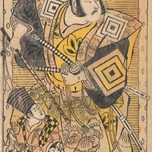 The Actor Ichikawa Danjuro II as a Samurai. ca. 1735. ca. 1735