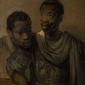 Two African men, 1661. Creator: Rembrandt van Rhijn (1606-1669)