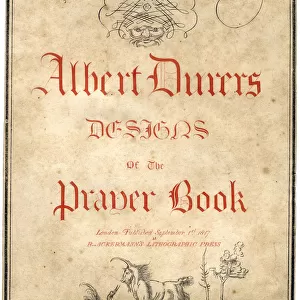 Albert Durers Designs for the Prayer Book, 1817. Artist: Albrecht Durer