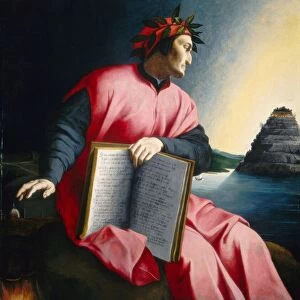 Allegorical Portrait of Dante, late 16th century. Creator: Unknown