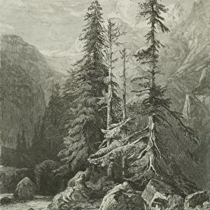 Alpine Landscape, n. d. Creator: Alexandre Calame