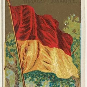 Alsace and Lorraine, from Flags of All Nations, Series 2 (N10) for Allen &