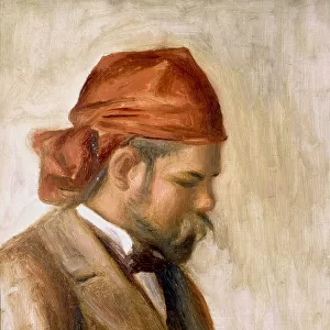 Ambroise Vollard in a Red Bandana. Artist: Renoir, Pierre Auguste (1841-1919)