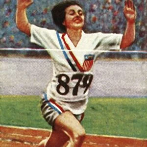 American athlete Betty Robinson, winner of the womens 100m, 1928. Creator: Unknown