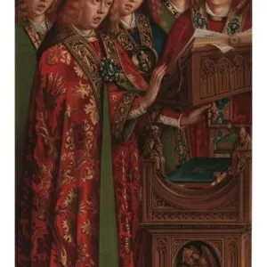 19th century Chromolithograph Print after Ghent Altarpiece 19th century Chromolithograph Print after Ghent Altarpiece