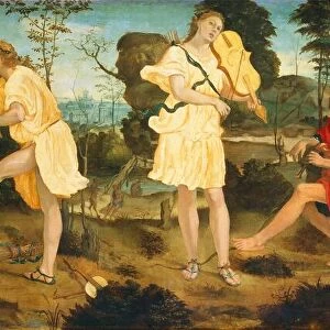 Apollo and Marsyas, c. 1540. Creator: Michelangelo Anselmi