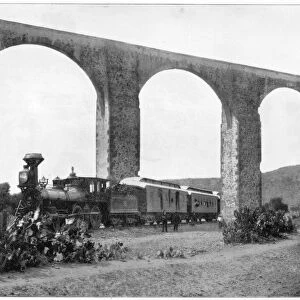 Aqueduct near Queretaro, Mexico, late 19th century. Artist: John L Stoddard