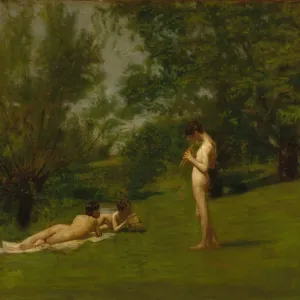 Thomas Eakins' Arcadia Print, 1883 Thomas Eakins' Arcadia Print, 1883