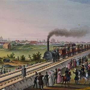 Arrival of the first train from St, Petersburg to Tsarskoye Selo on 30 October 1837, Early 1840s
