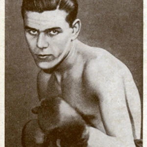 Arthur Danahar, British boxer, 1938