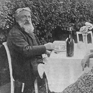 Auguste Rodin - Rodin and his Wife in their Garden at Meudon, c1925