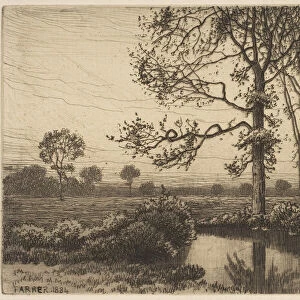 Autumns Grey and Melancholy, 1884. Creator: Henry Farrer