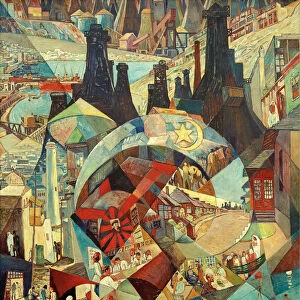 Baku (agitation panel), 1927. Creator: Vogeler, Heinrich (1872-1942)