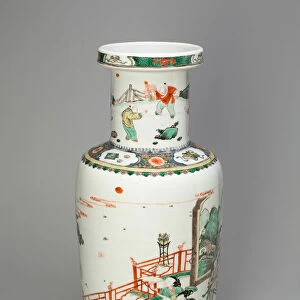 Baluster Vase with Women Performing the "Four Accomplishments"