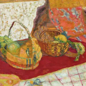Print of Two Baskets of Fruit Print of Two Baskets of Fruit