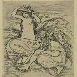 The Two Bathers, 1895. Creator: Pierre-Auguste Renoir (French, 1841-1919)