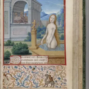 Bathsheba Bathing Print, 1485-1499 Bathsheba Bathing Print, 1485-1499