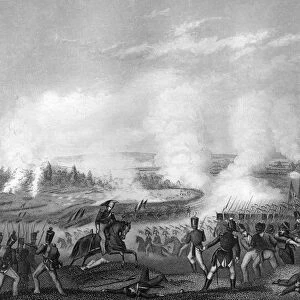 Battle of Talavera, Spain, 27-28 July 1809 (c1857). Artist: DJ Pound