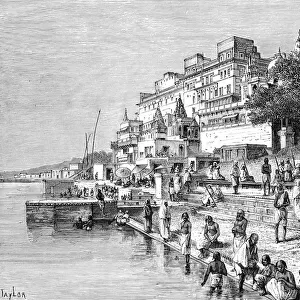 Benares (Varanasi), India, 1895. Artist: Taylor