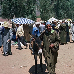Berber Souk in Asni, at the base of High Atlas