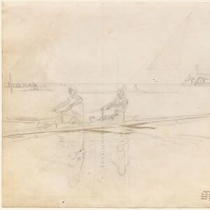 The Biglin Brothers Turning the Stake, 1873. Creator: Thomas Eakins (American, 1844-1916)