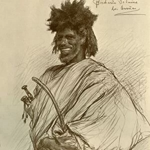 Bishari man, Aswan, Egypt, 1898. Creator: Christian Wilhelm Allers
