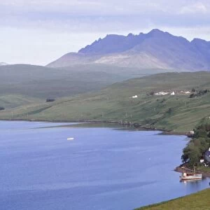 The Black Cuillin Hills from Carbost, Isle of Skye, Scotland, 20th century. Artist: CM Dixon