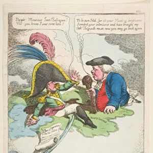 Boney Bothered or an Unexpected Meeting, July 9, 1808. Creator: Charles Williams