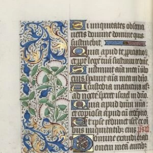 Book of Hours (Use of Rouen): fol. 90v, c. 1470. Creator: Master of the Geneva Latini (French
