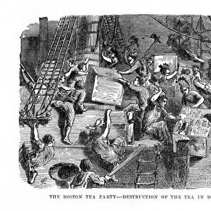 The Boston Tea Party, 16 December 1773, (1872)