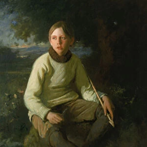 The Boy with the Arrow, 1903. Creator: Douglas Volk