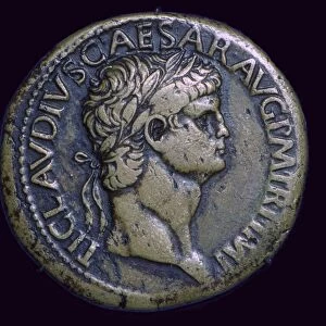 Brass Sestertius of Claudius, 1st century