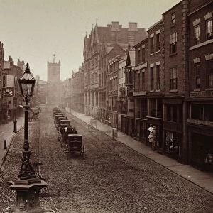 Bridge Street, Chester, 1865. Creator: Augustus Kelham (British, 1819-1897)