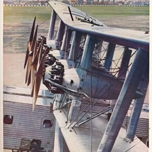 The four Bristol Jupiter engines of the Imperial Airways liner Scylla, c1936 (c1937)