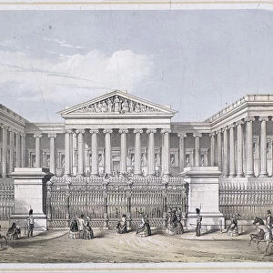 British Museum, Holborn, London, 1853. Artist: Augustus Butler