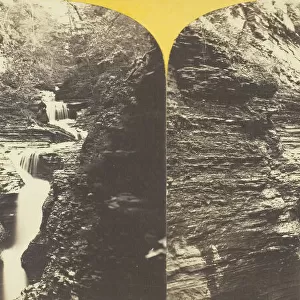 Buttermilk Creek, Ithaca, N. Y. Cascade above 4th Fall, 1860 / 65. Creator: J. C. Burritt