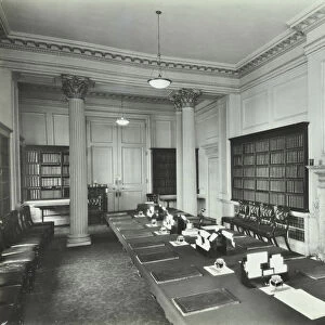 The Cabinet Room at Number 10, Downing Street, London, 1927
