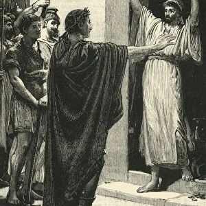 Caesar Possessing Himself of the Treasure in the Temple of Saturn, 1890. Creator: Unknown