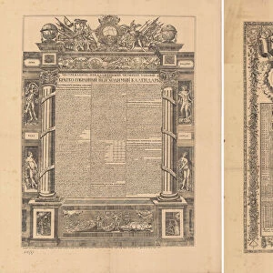 Calendar of Jacob Daniel Bruce, 1709, Mid of the 19th cen