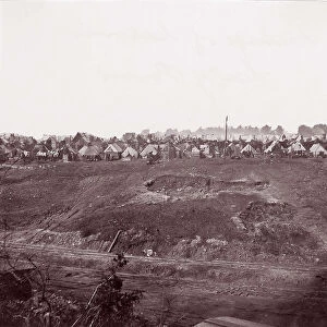 Camp of Laborers, City Point, 1861-65. Creator: Andrew Joseph Russell