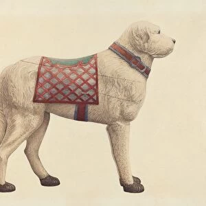 Carousel Dog, c. 1938. Creator: Robert Pohle