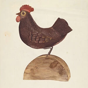 Carved Bird, 1935 / 1942. Creator: Unknown