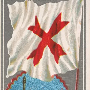 Catalonia, from the City Flags series (N6) for Allen & Ginter Cigarettes Brands, 1887