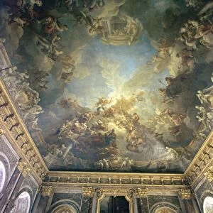 Ceiling of the Salon de Hercules at Versailles, 18th century. Artist: Francois Lemoyne