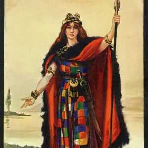 A Celtic Chieftainess (Boadicea), 1924. Creator: Herbert Norris