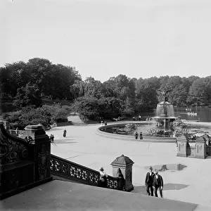 Central Park, New York, the fountain (i.e. Bethesda Fountain), c1901. Creator: Unknown