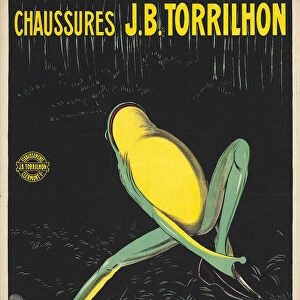 Chaussures J. B. Torrilhon. Advertising poster for Mens shoes, 1906